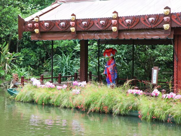 a stage on the water