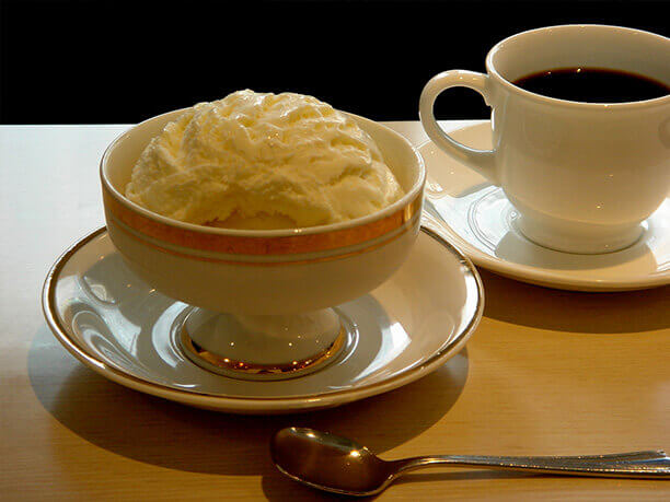 coffee and ice cream